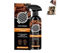 Rivoneed Fast-Acting Heavy-Duty Grill Degreaser Spray,Rivoneed Bbq Grill Degreaser Cleaner Heavy Duty Spray,Smoker Cleaner For Smoky Stains,Stubborn Grease,All Purpose Heavys Oil Cleaning Agent (1PC)