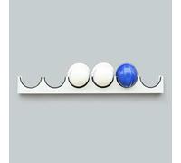 Rivorne Support mural pour casque de chantier, avec étiquette nominative, pour bureau, atelier, usine, caserne de pompiers, garage(6 Grids)