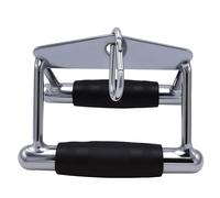 Rivotrance Barre de traction latte, barre de presse rotative, corde à triceps, poignée en D double poignée pour entraînement de poids, accessoires de machine à câble avec poignées en caoutchouc