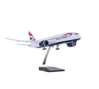 RIVPAHGQ Modèle Réduit Avion Maquette d'avion en Alliage À L'échelle 43 Cm, Échelle 1/130 for British Airways for Boeing 787 Maquettes D'avions De Ligne Kit Maquette Avion Échelle(NO Light)
