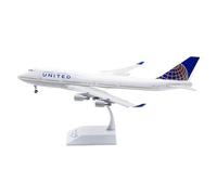 RIVPAHGQ Modèle Réduit Avion Maquette d'avion Ultra-réaliste De 35 Cm À L'échelle 1:200 for United Airlines, Modèle for Boeing B747-400 N175UA. Kit Maquette Avion Échelle(Standard)