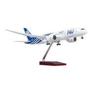 RIVPAHGQ Modèle Réduit Avion Modèle d'avion Civil Miniature ANA De 43 Cm, Échelle 1:130, for Boeing 787, en Alliage, for Adultes Kit Maquette Avion Échelle(with Light)