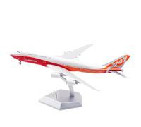 RIVPAHGQ Modèle Réduit Avion Modèle d'avion Miniature 19 Cm 1:400 for Boeing B747-8 N6067E, Livrée Sunrise, Réplique d'avion Civil Kit Maquette Avion Échelle(Flap)