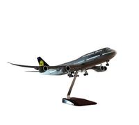 RIVPAHGQ Modèle Réduit Avion Modèle d'avion Très Détaillé À L'échelle 1/150 Avion pour Lufthansa B747 avec Train D'atterrissage Léger Et À Roues Kit Maquette Avion Échelle(with Light)