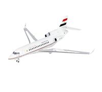 RIVPAHGQ Modèle Réduit Avion Modèle Miniature d'avion Falcon 7X SU-BTT for L'armée De L'air Égyptienne, Échelle 1/200 11 Cm en Alliage Moulé sous Pression Kit Maquette Avion Échelle