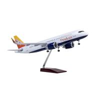 RIVPAHGQ Modèle Réduit Avion Modèle Réduit d'avion De Collection Moulé sous Pression À L'échelle 1/80, 47 Cm, for Bhutan Airlines, for Airbus A320neo Kit Maquette Avion Échelle(NO Light)