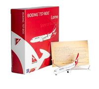 RIVPAHGQ Modèle Réduit Avion Modèles d'avion Moulés sous Pression À L'échelle 9 Cm (1/400) for Qantas B737-800 VH-VZU Kit Maquette Avion Échelle