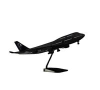 RIVPAHGQ Modèle Réduit Avion Réplique d'avion Civil Air New Zealand À L'échelle 1/150, 47 Cm, for Boeing 747, Modèle d'avion for Exposition Aéronautique Kit Maquette Avion Échelle(with Light)