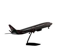 RIVPAHGQ Modèle Réduit Avion Réplique d'avion Civil Kenya Airways 47 Cm, Échelle 1/85, for Boeing 737, Modèle d'avion for Exposition Aéronautique Kit Maquette Avion Échelle(with Light)