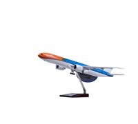 RIVPAHGQ Modèle Réduit Avion Réplique d'avion for Boeing B777 KLM Air Airlines Échelle 1:157 47 Cm Modèle Réduit d'avion Moulé sous Pression avec Éclairage Kit Maquette Avion Échelle(with Light)