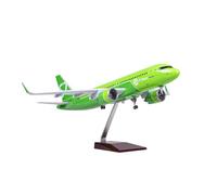 RIVPAHGQ Modèle Réduit Avion Réplique d'avion Miniature 47 Cm 1:80 S7 Airlines for Airbus A320neo, Modèle d'avion en Alliage for Adultes Kit Maquette Avion Échelle(NO Light)