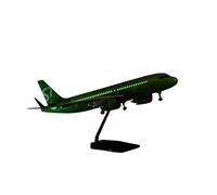 RIVPAHGQ Modèle Réduit Avion Réplique d'avion Miniature 47 Cm 1:80 S7 Airlines for Airbus A320neo, Modèle d'avion en Alliage for Adultes Kit Maquette Avion Échelle(with Light)