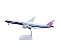 RIVPAHGQ Modèle Réduit Avion Réplique d'avion Modèle Réduit en Métal À L'échelle 1:200, for China Airlines B777-300ER Blue Whale B-18007, 36 Cm Kit Maquette Avion Échelle