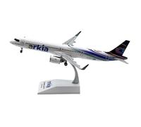 RIVPAHGQ Modèle Réduit Avion Réplique d'avion Moulé sous Pression À L'échelle 1:200 Modèle Réduit d'avion De 22 Cm for Arkia Israel Airlines A321neo 4X-AGN Kit Maquette Avion Échelle