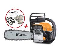 RIWALL PRO Tronçonneuse a essence RPCS 5140 SET