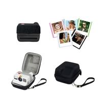 Rixavleo Ensemble d'accessoires pour appareil photo Polaroid Go, cache-objectif magnétique, cadre photo à 5 aimants + étui de protection rigide en EVA résistant à la poussière et aux chocs pour
