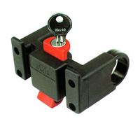 Support avant klickfix antivol noir rouge