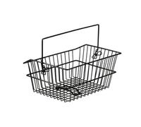 Rixen und Kaul KlickFix City Korb - Panier pour vélo sur le porte-bagages - noir - 40x17x30 cm