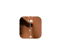 RIXERKOC Boucles d'oreilles Pendantes en Perles Fleurs, Hypoallergénique Longues Boucles d'oreilles Enfilées CZ, Boucles d'oreille de Mariage en Fleurs pour Mariées Cadeaux Originaux (Argent)
