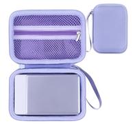 RIYADAone Étui de Protection Dur pour Liene Pearl N200 Pro Imprimante Photo Portable Mini à Sublimation Thermique (Violet)