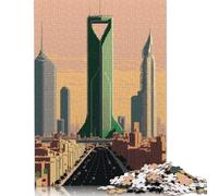 Riyadh Pixel Art Puzzles Imposible,desafío Para Adultos Juego Educativo 1000 Piezas Obra De Arte De Juego De Para Adultos, Regalos A Partir De 14 Años 1000pcs (75x50cm)