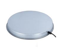 RIYAN Abreuvoir pour Poulet, Grande Base Chauffée pour Abreuvoir pour Volaille avec Cordon d'alimentation de 6,4 Pieds et Thermostat, Prise UE 30x30x4cm