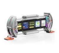 RIYAN Horloge de configuration de avec contrôle intelligent par application, connexion WiFi, affichage LED RVB, tableau de bord personnalisé, Pixel Art