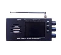 RIYAN TEF86 Radio Numérique Haute Performance 65-108MHz FM et 144-27000KHz SW/MW/LW avec écran LCD 3,2" Noir