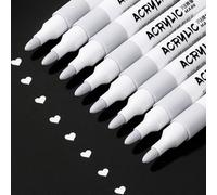 RiyaNed marqueur blanc permanent,8 pièces Feutre Acrylique