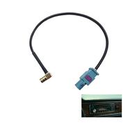 Riybyds Câble d’antenne DAB 20 cm - Adaptateur Fakra vers SMB avec Câble Coaxial RG174 - Connecteur mâle Fakra vers femelle SMB pour Tuner DAB AM/FM -pour Applications Automobiles et Domestiques