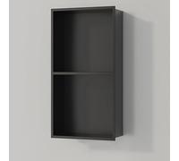 RIYUE_SHENGHENG Niche de Douche en Acier Inoxydable, Étagère de Douche Encastrée Rangement pour Articles de Toilette Niche Murale À Trois Niveaux, sans Carrelage Niche de Rangement Moderne pour Savon