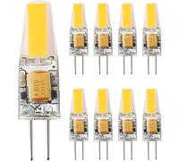 Riyueyi 3W Ampoule G4 LED Dimmable AC/DC 12V Lampes LED G4 Blanc Froid 6000K 300 Lumens Ampoules D'éclairage Équivalent 20W Halogène Lampe Angle Faisceau de 360°, Lot de 8,Daylight White 6000k,6W