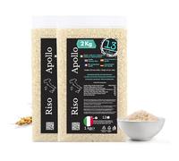 Riz Apollo Italien 2 kg | Sans gluten, parfumé et léger | Alternative au Basmati | Cultivé dans le Piémont | Idéal pour poisson, viande et légumes | 13 di Ilaria