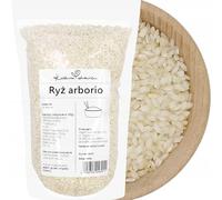 Riz Arborio Blanc pour Risotto | Grain Rond Crémeux Idéal Cuisine Italienne, Naturel et Savoureux | Riz Spécial Risotto 1 Kilogramme | KUCHNIA ZDROWIA