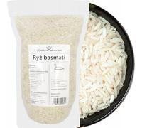 Riz Basmati Blanc Long Grain Naturel 1 kg - Arôme Subtil et Texture Légère, Idéal pour Curry, Pilaf, Salades | Qualité Supérieure | KUCHNIA ZDROWIA