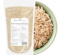 Riz Brun Naturel Complet 1 kg - Grains Entiers Riche En Fibres - Texture Légère Et Saveur Douce - Idéal Pour Plats, Salades, Bowls - Kuchnia Zdrowia