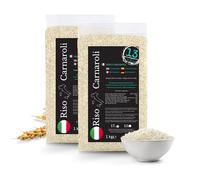 Riz Carnaroli Italien 2 kg (2x1 kg) - Riz Premium pour Risotto
