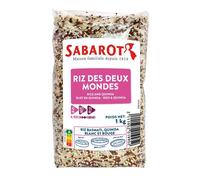 Riz des deux mondes sachet de 1kg Sabarot