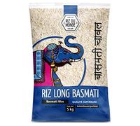 Riz du Monde Riz Long Basmati Qualité Supérieure 5Kg (lot de 2)