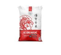 RIZ DU MONDE - Riz Long Parfumé Authentique, Saveur Délicate et Texture Légère (Sac 20 kg) - vendu par unité