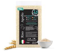 Riz italien Apollo 1 kg - Sans gluten, parfumé, alternative au riz basmati - Cultivé dans le Piémont - Idéal pour le poisson, la viande et les légumes | 13 di Ilaria