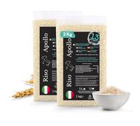 Riz italien Apollo 2 kg - Sans gluten, parfumé, alternative au riz basmati - Cultivé dans le Piémont - Idéal pour le poisson, la viande et les légumes | 13 di Ilaria