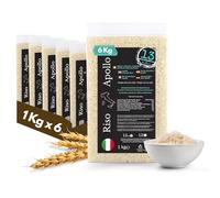Riz italien Apollo 6 kg - Sans gluten, parfumé, alternative au riz basmati - Cultivé dans le Piémont - Idéal pour le poisson, la viande et les légumes | 13 di Ilaria