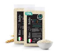 Riz italien Baldo extra fin 2 kg - Riz long grain de qualité supérieure pour risottos, salades, plats italiens et recettes gourmandes - Origine Italie | 13 di Ilaria