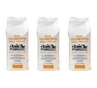 Riz italien Vialone Nano semi-fini, naturellement sans gluten, idéal pour tous types de risotto, emballage sous atmosphère protectrice, paquet de 3 x 1 kg