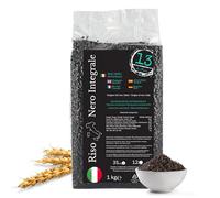 Riz noir complet italien 1 kg - Sans gluten, riche en fibres et antioxydants - Arôme naturel de pain - Cultivé dans le Piémont - Idéal pour les risottos et les plats gastronomiques | 13 di Ilaria