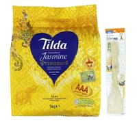 Riz Parfumé au Jasmin qualité AAA Sans gluten 5kg/Sac 2 sacs de 5KG