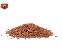 Riz rouge Bite&Delight 5 kg - pauvre en calories & riche en fibres - sans gluten - riz complet à l'arôme de noix - pour des plats sains & exotiques