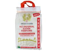 Riz Thai Impérial 2024 Extra Parfumé Qualité Premium 5kg/sac - Expédition depuis France par la Sté Bo Time - Un sachet de chips à la crevette 200g offert par commande (20, Kilogrammes)