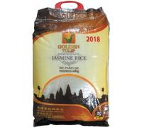 Riz Cambodge 2022 parfumé au Jasmin de qualité premium - Marque Golden Tulip - Cambodge (Sac de 5KG, 10KG ou 18KG) (5KG) - Expédition depuis France par la Sté Bo Time